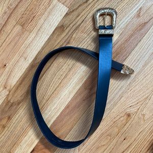 Belt. Size Small. Excellent Condition. Gold Buckle.